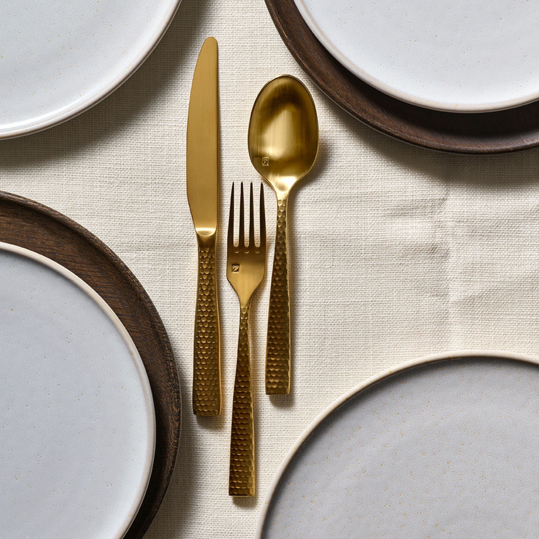 ルッカ ファセット ゴールド / デザートフォーク